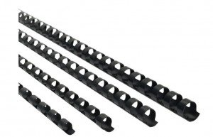 Partner 8mm Comb Binding Rings 100/box Black