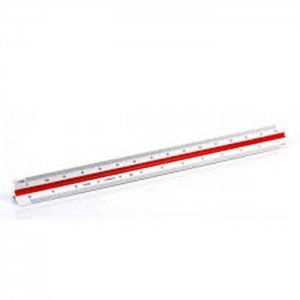 Deli 8930 High Precision Ruler  30cm White