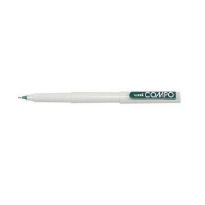 Uni-Ball PIN115 Uni Compo Pen, Green (12pc/Box)