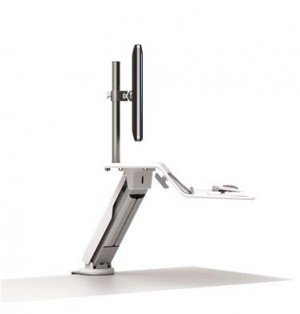 Fellowes Lotus Rt Sit-Stand Workstation - White