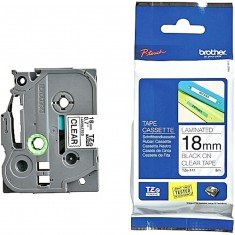 Brother Tze-141 Black on Clear 18mm Laminated Tape