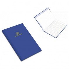 FIS Ruled Manuscript/Register Book 2QR, 9x7", 228x178 mm, 96 sheets, Blue
